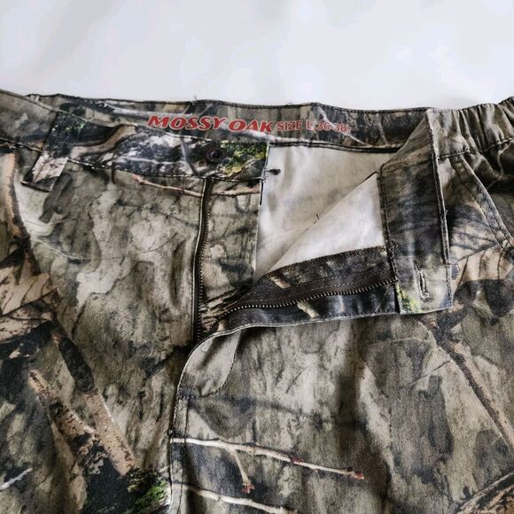 Mossy Oak Camo Pants Relaxed Fit Cargo Breakup Hunting Mens 36 38 X32 - Picture 3 of 10